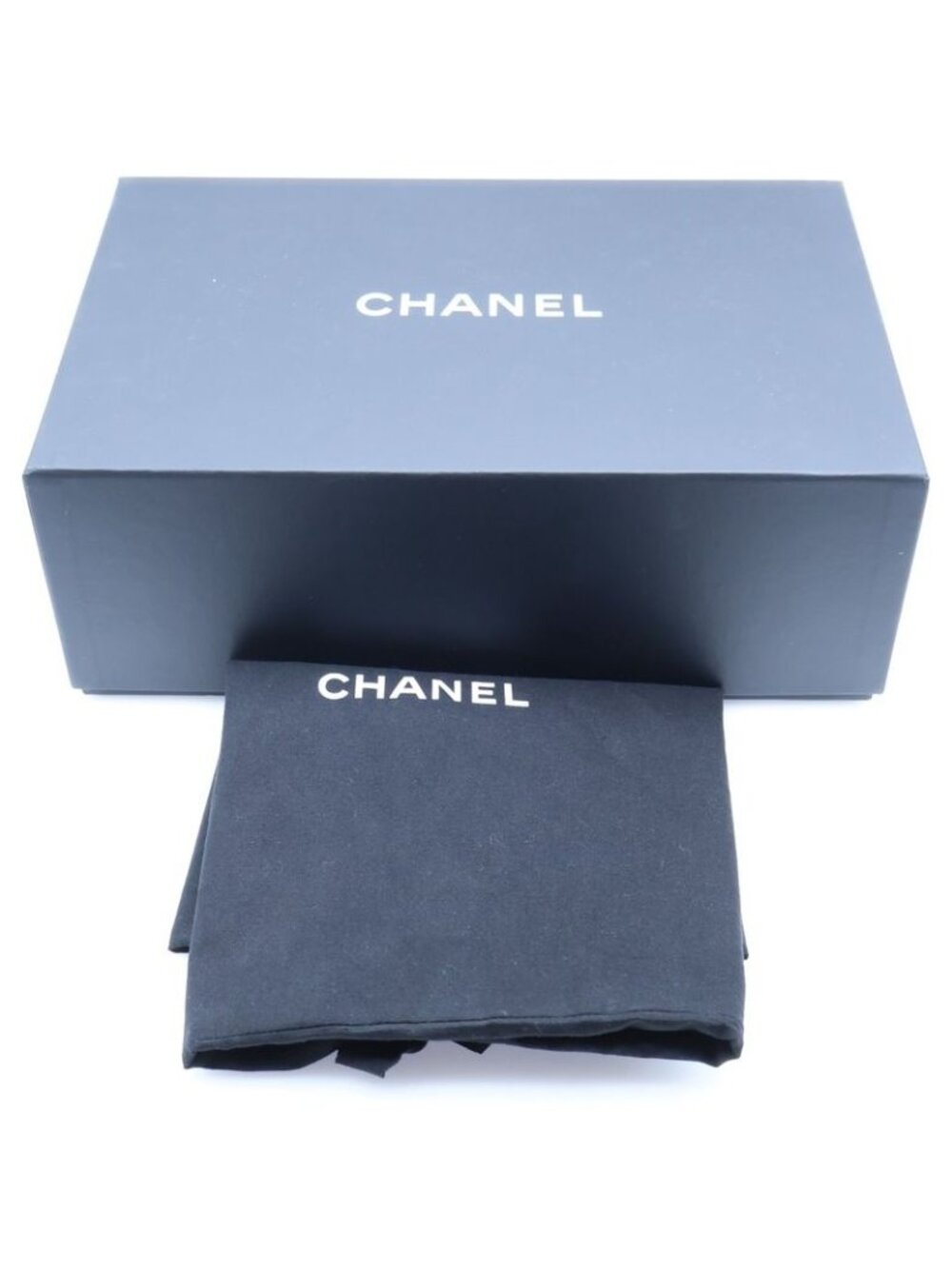 Chanel Vanity Top Handle Chain Shoulder Lambskin Gold Black - Picture 6 of 6